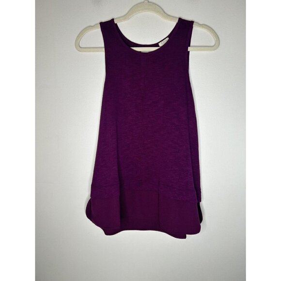 J.CREW Tops - J. Crew Tank Top Women's Purple Split Back Tank Top Size Small